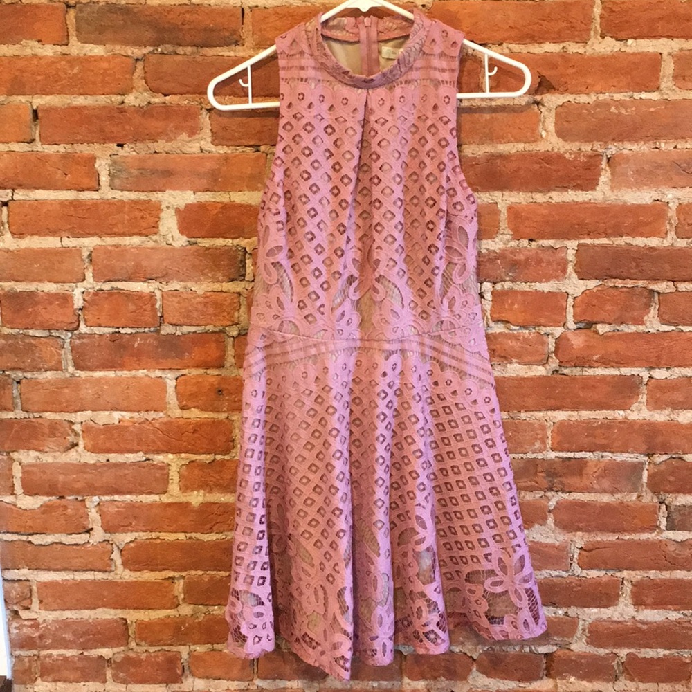 Juniors’ Love, Fire Lace Dress